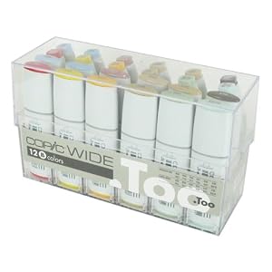 【クリックで詳細表示】Amazon.co.jp ｜ Too コピック ワイド 12色セット Bセット ｜ ホビー 通販