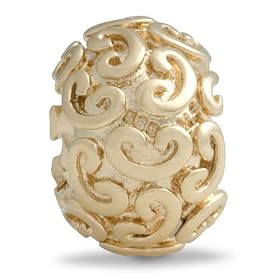 Authentic Pandora 14k YG Feeling Groovy Charm by