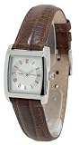Betty Barclay Ladies Brown Leather Strap Watch With Silver Grey Dial