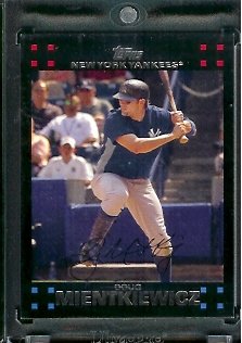 2007 Topps Limited Edition Johnny Damon New York Yankees Baseball Card #NYY11 - Mint Condition - In Protective Display Case!