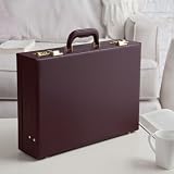 Bellino Expandable Attache Case Color - Burgundy