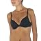 Gilligan & O'Malley® Shiny Push-Up Bra - Ebony