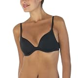 Gilligan & O'Malley Shiny Push-Up Bra - Ebony
