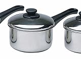 Review Kitchen Craft  / Kitchen Craft Stainless Steel Extra Deep Saucepan & Lid 16cm