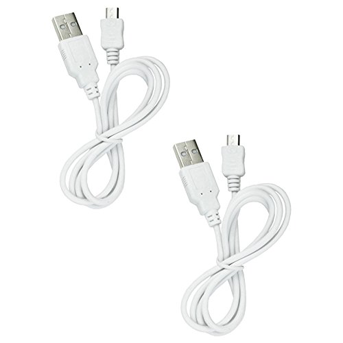 2 Pack Fenzer White USB Data Sync Charger Cables for LG E980 Optimus G Pro E960 Nexus 4 Cell Phones