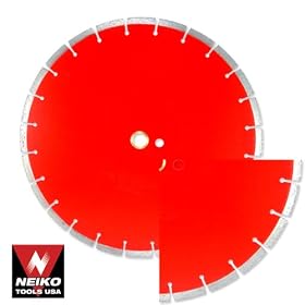Industrial-Grade Diamond-Tipped 14 Saw Blade for Brick and Block Cutting by Neiko Tools