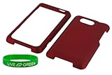 Red Rubberized Hard Case for HTC Aria A6366 Phone, AT&T