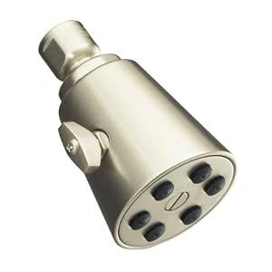 Kohler K-7351-BN City Club single-function showerhead, Vibrant Brushed Nickel