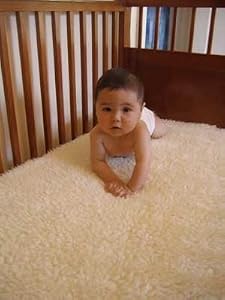SnuggleWool Lambs Wool Pad, Crib 28x52