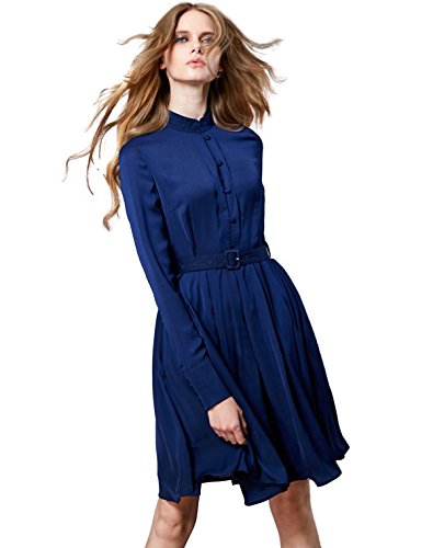 (アートカー)Artka オリジナルデザイン 大人可愛い レディーズ長袖フレアワンピース LA10255Q