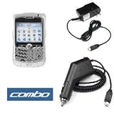Transparent Clear Crystal Snap-on Cover Case + Car Charger +