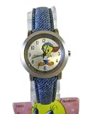 Looney Tunes Tweety Bird Watch - Cowboy Tweety Watch w/ Denim Band