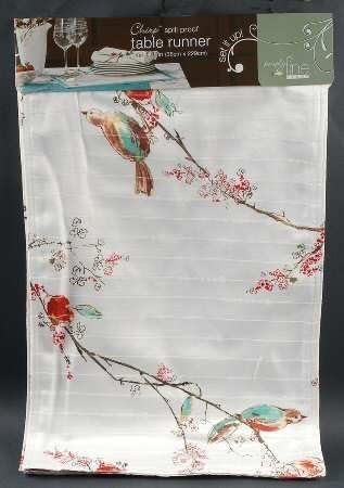 Lenox China Chirp 14" X 70" Cloth Table Runner