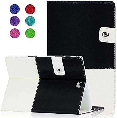 Samsung Galaxy Tab S2 8.0 Case - Thilon TM Hybrid Case for Galaxy Tab S2 8.0 - Smart Cover with Auto Sleep/Wake, Premium Leather Cover with Stand for Samsung Tab S2 8.0 Tablet SM-T710 T715 (Black)