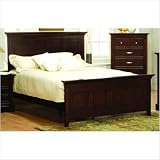 1349 Series Queen Bed in Dark Cherry Size: Queen