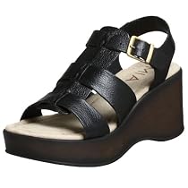 MIA Women's Canteen Platform Sandal,Black,8 M US