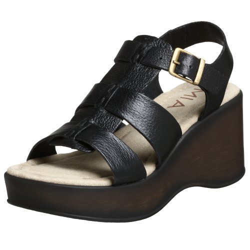 MIA Women's Canteen Platform Sandal,Black,8 M US