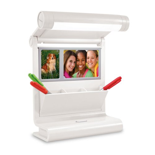 OttLite T17003 Pic and Memo Desk Lamp, Matte