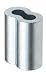 Zinc Plated Copper Crimping Loop Sleeve for .0037 Diameter Wire Rope and Cable
