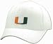 MIAMI HURRICANES ZEPHYR NCAA NEW WHITEWASH ADJUSTABLE FIT HAT CAP OSFA