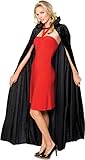 Morris Costumes Women's Cape Long Black Crushed Velvet Costume, Standard