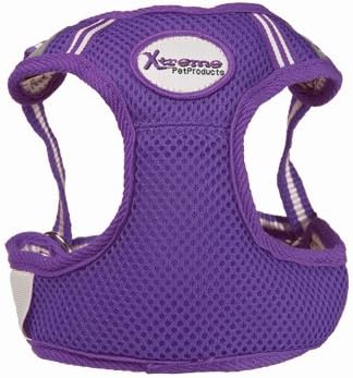 Comfort Harness adjustable with an ergonomic fit to allow for maximum mobility - for dogs 25-32 lbs - no better harness available - Purple