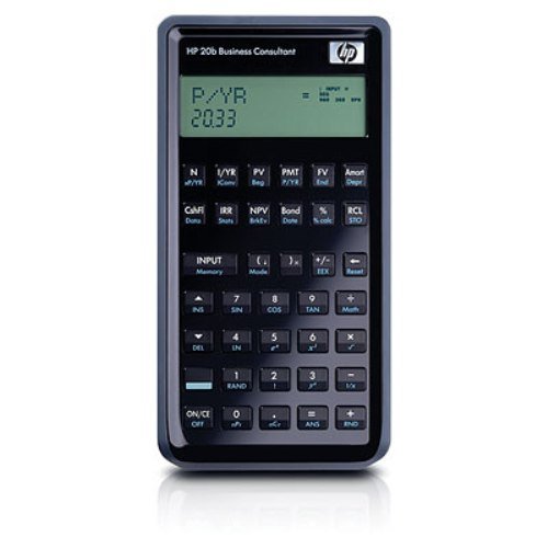 HP - 20B - Calculatrice financiere Biz consultant avec Affichage LCD