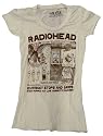 Color in Drawing Girls Junior T-Shirt by Radiohead - Ships in ''24'' Hours!
