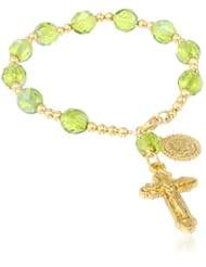 The Vatican Library Collection Olivine Rosary Bracelet