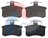 Beck/Arnley 088-1189D Rear Premium Organic Pads