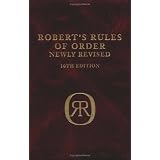 Robert's Rules of Order (Newly Revised, 10th Edition)