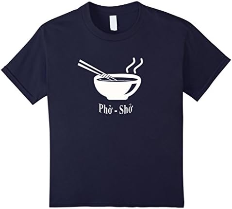 Kids Pho Sho T Shirt - Pho Sho Funny Vietnamese Vegetarian Vegan 12 Navy