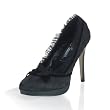 4 1/4 Inch Sexy Satin Shoes High Heels Stiletto Heel Black Baby Pink Red
