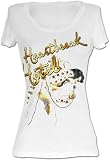 Elvis Presley Heartbreak Hotel White Juniors/Ladies T-Shirt Tee