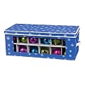 Whitney Design 551SF 36-Piece Holiday-Ornament Canvas Storage Chest