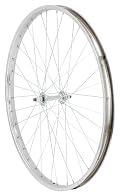 Avenir Cruiser 36H Nutted Front Wheel (Silver, 26 x 1.75-Inch)