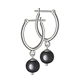 Nicole Black 6-7mm AA Freshwater Pearl Earring Set