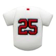 CAPerz - Baseball Jersey No. 25 - White/Blue/Red