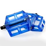 Animal Steve Hamilton Polycarbonate BMX Bike Pedals - Blue