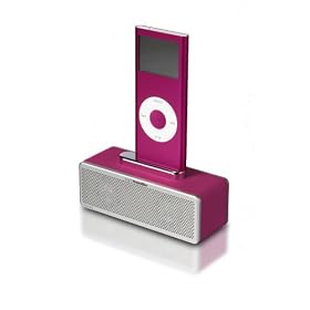 Sound traveller universal ipod/ Phone/ USB speaker K3000 in pink