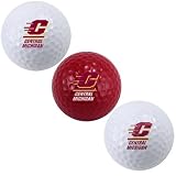 Central Michigan Chippewas Three Pack of Golf Balls