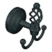 Moen DN4803BK Stony Ridge Double Robe Hook, Black