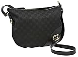 Gucci Black Canvas New Britt Bag 169998-BK