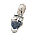 14Kt White Gold Stylish Trillion Cut Iolite Diamond Pendant