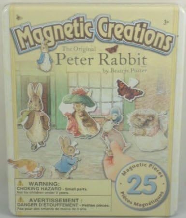 Magnetic Creations Playset - 25 Magnetic Pieces - The Original Peter Rabbit (BT68)