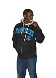 Carolina Panthers NFL Step One Full Zip Hoodie Sweatshirt (XL)