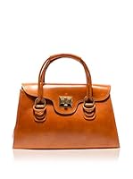 Roberta M. Bolso asa de mano Tote Bag (Cognac)