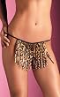 iGees by Fantasy Lingerie Female Animal Print Fringe G-String