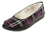 Dr. Martens ELLEN Women's Shoes, Flats (UK 5 US Womens 7, Purple Plaid Tartan)