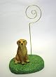 Golden Retriever - Memo Holder - New Desk Top Gift